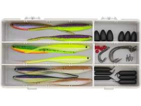 Westin Zander Box / Sada nástrah / Dropshot + Texas + Carolina / 46 ks (P275-023-284)