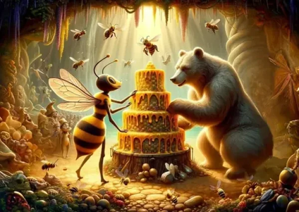 ART PUZZLE 35415 Puzzle Medový dort