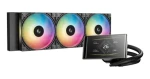 DeepCool LT360 Vision ARGB černá / AIO vodní chladič CPU / 360mm / LCD 4.5" (R-LT360VISIONBKAMMC-G-1)