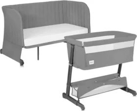 LIONELO Postýlka Thomi Plus 5v1 Grey Concrete (LO-THOMI PLUS GREY CONCRETE)