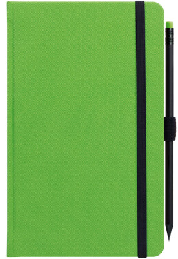 Zápisník Graspo G-Notes No.1, linkovaný, 130 x 210 mm - zelený