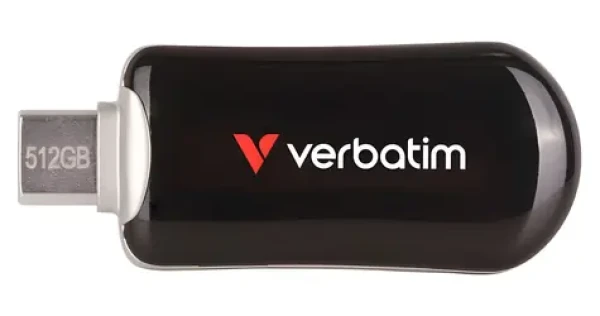Verbatim Plectra 512GB černá / Flash disk / USB-C 3.2 Gen 1 / až 100 MB/s
