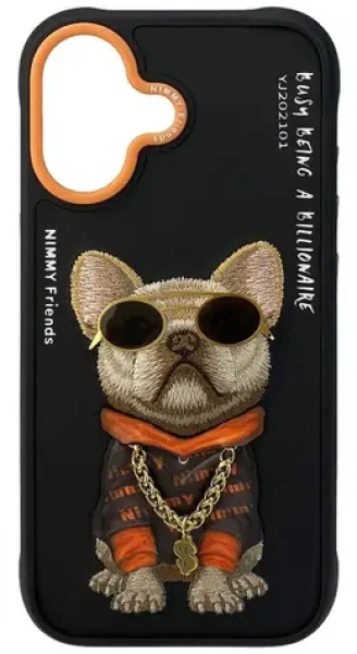 Nimmy Cool Dog kryt pro Apple iPhone 17 černá / Kryt / Apple iPhone 17 (N-YJ-IP17-01)