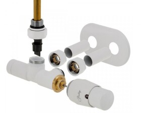 HOPA - Připojovací ventil Z7 kompletní sada - Barva - Bílá, Materiál spojky - Cu 15 × 1, Varianta - Pravá RDOZ7UNI06PC2