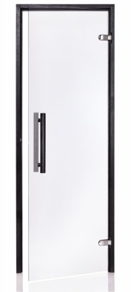 Dveře do sauny "A" 7x21 Clear 690x2090 mm Black CA721CLBL