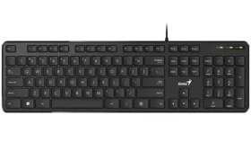 GENIUS Slimstar M200 černá /Kancelářská klávesnice / drátová / USB / CZ+SK layout (31310019403)