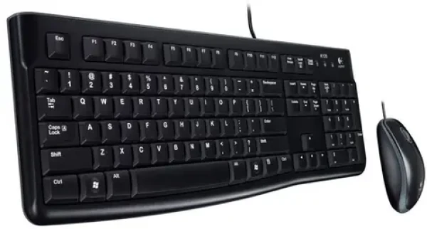 Logitech combo MK120 / Klávesnice / Myš / USB / Černá / Pan Nordic (920-002823)