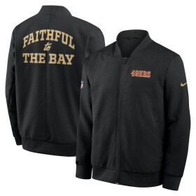 Nike Pánská bunda San Francisco 49ers NFL 2025 Rivalries Sideline Bomber Velikost: 3XL