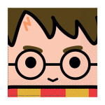 Harry Potter ubrousky 16 ks 33 cm x 33 cm Amscan Harry Potter ubrousky 16 ks 33 cm x 33 cm Amscan