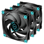 Iceberg Thermal IceGALE Silent PWM černá 3ks / 120 mm / kluzné ložisko / 21,8 dB / 51 CFM / 4-pin PWM (ICEGALE12P-BBT-3A)