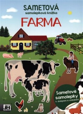 Sametová samolepková knížka Farma