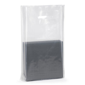 200 x Igelitové tašky s úchyty, 350x450x80mm, průhledná | RAJA®