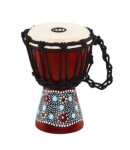 Meinl HDJ8-XXS African Style Mini Djembe 4 1/2" x 8" Flower Design