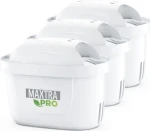 Brita MAXTRA PRO Hard Water Expert 3 ks / Filtrační vložka / kapacita 150 l / výdrž 1 měsíc / pro džbány Brita (1051769)
