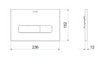 KLUDI - Unifix Ovládání splachování, kartáčovaný nikl 30PP01N5