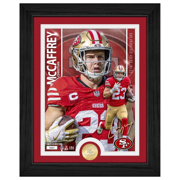 Obraz San Francisco 49ers NFL Christian McCaffrey Artist Proof Bronze Coin