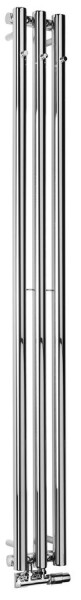 SAPHO - PILON otopné těleso 196x1800, se třemi háčky pro ručník, chrom IZ126T