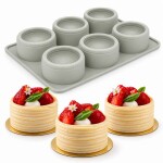 Cesil Cesil Silikonová forma na pečení/na mražené dezerty Hnízda (na 6 ks) 22 x 16,3 cm