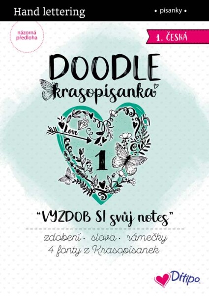 Ditipo Ditipo, 7240001, DOODLE krasopísanky, Vyzdob si svůj notes, 1 ks