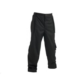 Kalhoty pracovní lehké RHINO kapsáče do pasu, ,65%polyester+35%bavlna 52 - černá