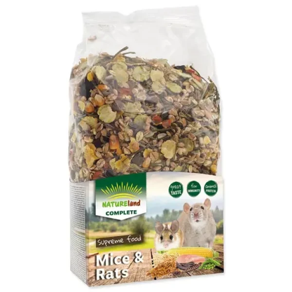 Nature Land Complete Krmivo pro myši a potkany 700g (905-10132)