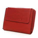 Menší dámská kožená peněženka Susi červená
