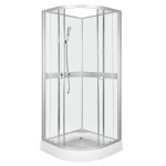 KERRA - Kabina sprchová Classic 90 White + baterie 5907548113948