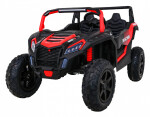 Mamido Dětské elektrické autíčko Buggy UTV Strong 24V nafukovací kola červené