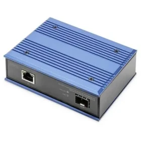 Digitus DN-652104-1 / Mediakonvertor / průmyslový / 10/100/1000Base-TX PoE - 1000Base-FX / DIN lišta (DN-652104-1)