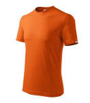 Base tričko unisex oranžová 11 (brand label) 4XL