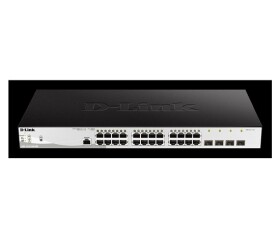 D-Link DGS-1210-28P/ME/E 24-Port 10/100/1000BASE-T PoE + 4-Port 1 Gbps SFP Metro Ethernet EDF_385555