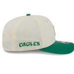 New Era Pánská kšiltovka Philadelphia Eagles NFL 2026 Training Camp Historic Logo 9SEVENTY Stretch-Snap Grün
