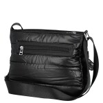 Stylová dámská crossbody kabelka Sajla, černá