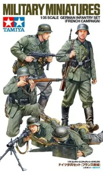Tamiya 1:35 35293 German Infantry French Campaign