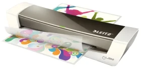 Leitz iLAM Home Office A3 šedá / Laminátor / Teplé laminování / Kapsy 80-125 mic (74400089)