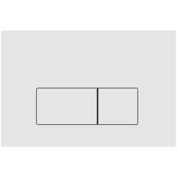 CERANO - Ovládací tlačítko splachování Modulo k WC modulu Basic - ABS - bílá CER-670822