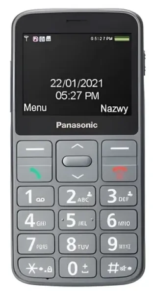 Panasonic KX-TU160 šedá / Mobilní telefon pro seniory (KX-TU 160 EXG)