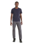 ICEBREAKER Mens Central Classic SS Tee, Midnight Navy velikost: M