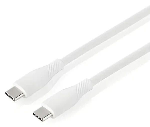 Nedis USB-C - USB-C bílá / Kabel / USB 2.0 / 60 W / 480 Mbps / Silikonový / 1,5 m (CCGB60820WT15)