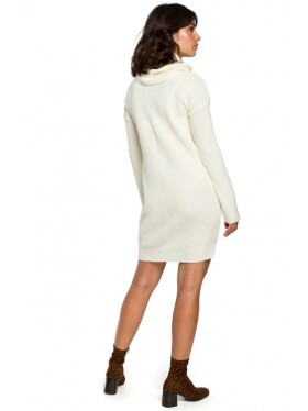 Pletené svetrové šaty BK010 UNI khaki