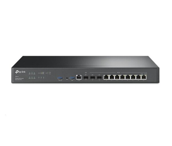 TP-Link ER8411 OMADA VPN router (2xSFP+(1xWAN,1xWAN/LAN),1xSFP WAN/LAN,8xGbELAN/WAN,1xConsole,2xUSB3.0) EDF_438733