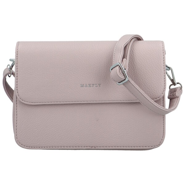 Stylová dámská koženková crossbody kabelka MaxFly Hanele, fialová