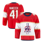 Pánský dres Vítek Vaněček #41 Stanley Cup Champion 2025 Florida Panthers Velikost: XL