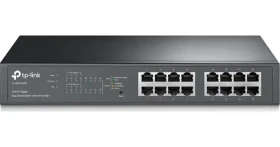 TP-Link TL-SG1016PE / Switch / 32 Gbps / 16x GLAN / 8x PoE+ / 150W / do racku