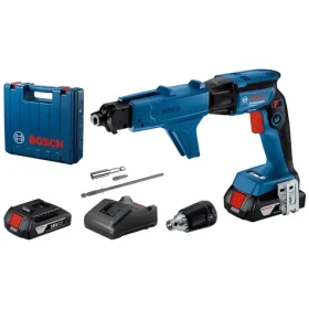 Bosch GTB 185-LI / Aku sádrokartonářský šroubovák se zásobníkem / 18V / 2x 2,0Ah Li-Ion / nabíječka / kufr (06019K7022)