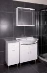 Koupelnová skříňka s umyvadlem Keramia Pro 70x56 cm bílá PRO70Z PRO70Z