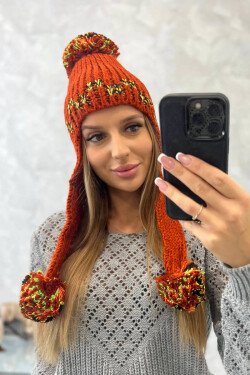 Dámská klapka na uši Nadia K321 červená UNI