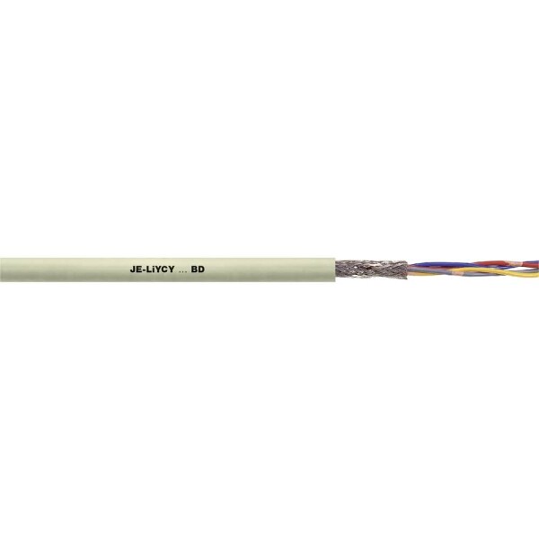 LAPP 34208/500 datový kabel JE-LiYCY...BD 12 x 2 x 0.5 mm² šedá 500 m