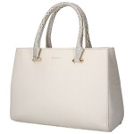 Trendy dámská koženková kabelka do ruky Sonia, béžová