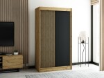 Šatní skříň Abi Lamelo Barva korpusu: Dub artisan, Rozměry: 100 cm
